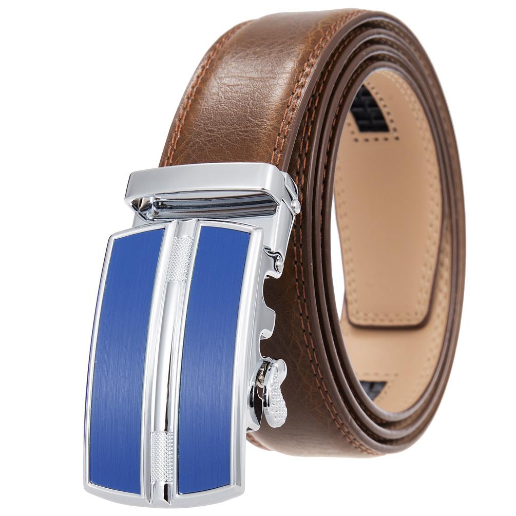 5шт. Ремень с автоматической пряжкой, воловья кожа, ремень, мужской Ly36-0257-1