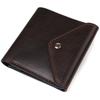 Men's Wallet Made of Glossy Genuine Leather GRANDE PELLE Wallet 16814 Brown