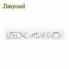 HZN3 3D Chrome Glossy Black ABS Letters Number GX400 GX460 GX470 Emblem For Lexus Car Trunk Logo Badge Sticker