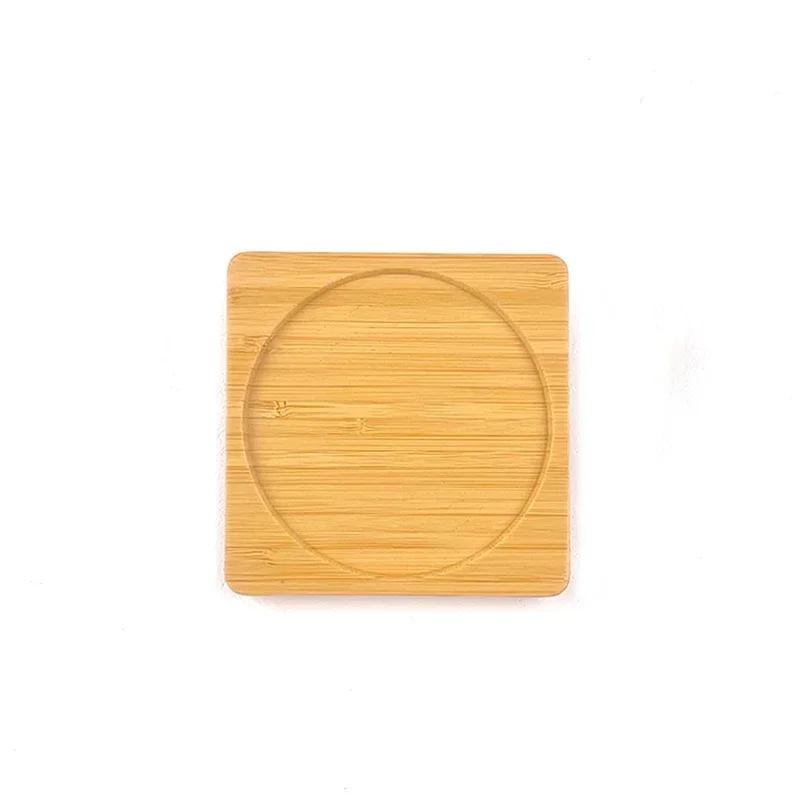1 шт. Бесплатная индивидуальная деревянная подставка под стакан, твердые круглые квадратные деревянные подставки под чашки для чая, кофе, салфетки для свадьбы, рождества, подарка