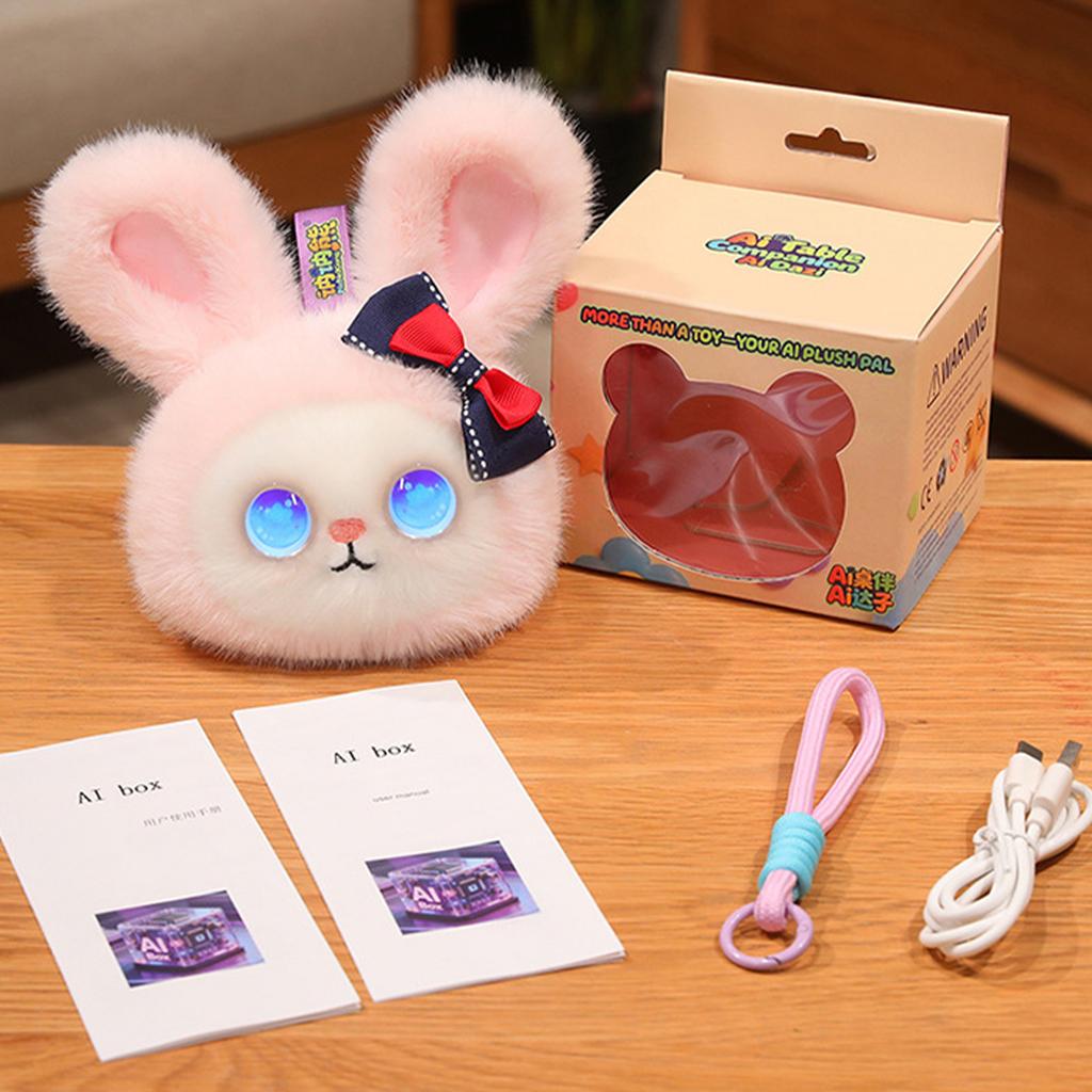 Умная Плюшевая Игрушка, Интерактивный Мягкий Зверь с Голосовым Чатом на 66 Языках, Милый Плюшевый Помпон для Детей и Взрослых, Образовательная Изучение Языков