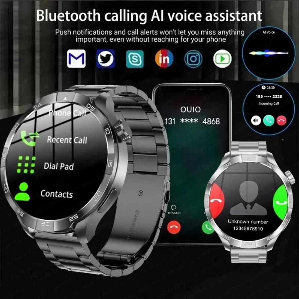 2025 Новые оригинальные умные часы PLUS AMOLED экран многофункциональный GPS компас NFC пульсометр сон BT вызов умные часы