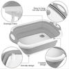 Multi-functional Home Vegetable washing basin Drain Washing Folding Chopping Board Kitchen Plastic Water trough chopping block