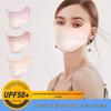 Blush Eye Corner 3D Sunscreen Mask: Breathable, UV-Protective Nylon Ice Silk for Summer Women