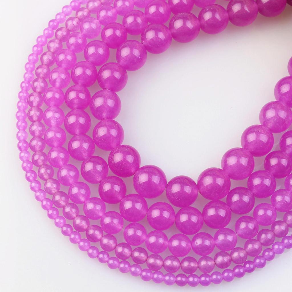 Красочные бусины из халцедона и нефрита для изготовления украшений и браслетов своими руками