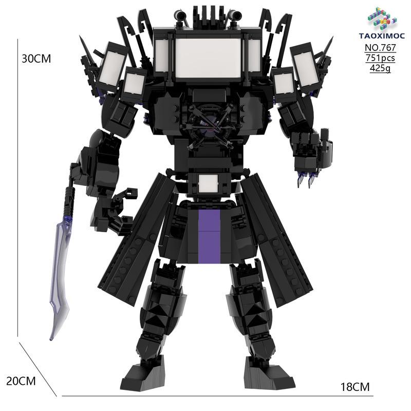 Игрушки Titan Tv Man Blocks, улучшенные строительные блоки Titan Tvman, улучшенные блоки Titan Clockman, набор кирпичных блоков G-man Titan Drillman