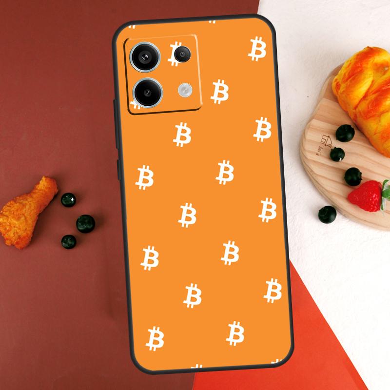 Bitcoin Case For Xiaomi Redmi Note 14 Pro 9 10 11 12 13 Pro 10S 11S 12S Redmi 13C 10C 12C 14C Coque