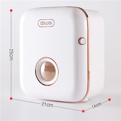 Bathroom Tissue Holder Wall Mounted Toilet Paper Box Waterproof Roll Paper Storage Rack Double Layer Organizer Shelf