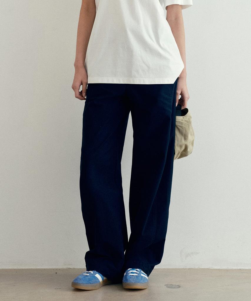 MIND BRIDGE WOMEN [W] Curved Cut Wide Pants - 2 Colors