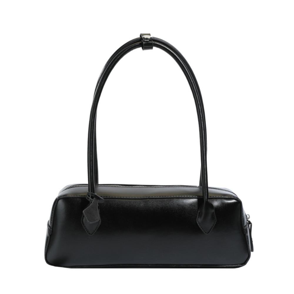 Вместительная ПУ сумка через плечо в корейском стиле, текстурная сумка под мышкой, сумка-багет, женская