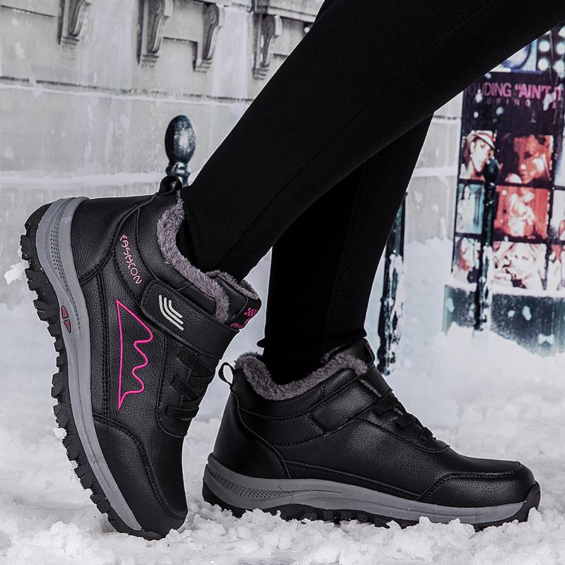 Осенне-зимняя мужская теплая хлопковая обувь Ppel, уличная нескользящая хлопковая обувь большого размера для пожилых людей