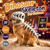 80/110CM Dinosaur Skeleton Pet Costume 3D Dog Cosplay Headwear  Pet Supplies