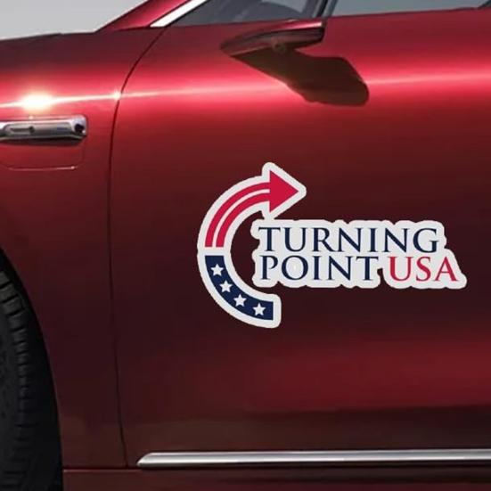 Yousheng 20Pcs Charlie Kirk Stickers Memory Freedom Decal Waterproof Vinyl Sticker for Car Bumper Laptop Water Bottles