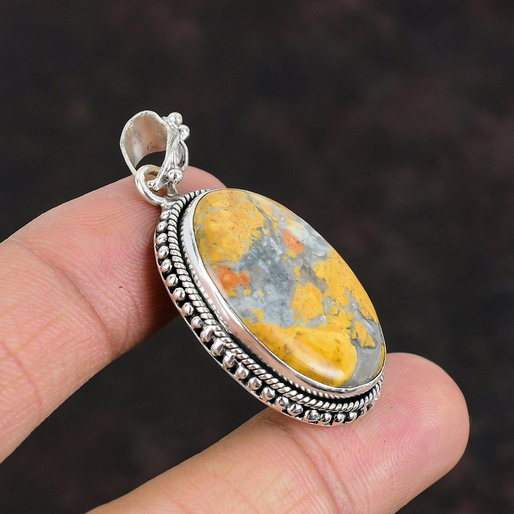 Подвеска из яшмы Малигано, подвеска из натурального драгоценного камня, подвеска ручной работы из стерлингового серебра 925 пробы, подвеска из яшмы Малигано, ювелирные изделия для нее, подарки для мамы