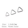 Рождественские украшения Ювелирная фурнитура и компоненты Закрытая треугольная пряжка Треугольное кольцо Крючок Аксессуары Детали Фурнитура