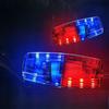 Аварийный полицейский фонарь LED Красный Синий Предупреждающий свет Мигающий Наплечный фонарь Перезаряжаемый Предупреждающий Безопасный Наплечный фонарь Ночной свет