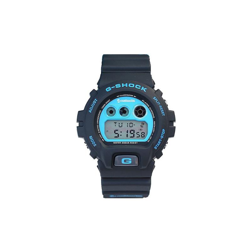 Casio Серия G-SQUAD G-SHOCK x a-nation06 лимитированная серия электронный механизм полимерный ремешок японские и корейские часы мужские часы синий циферблат DW-6900Y