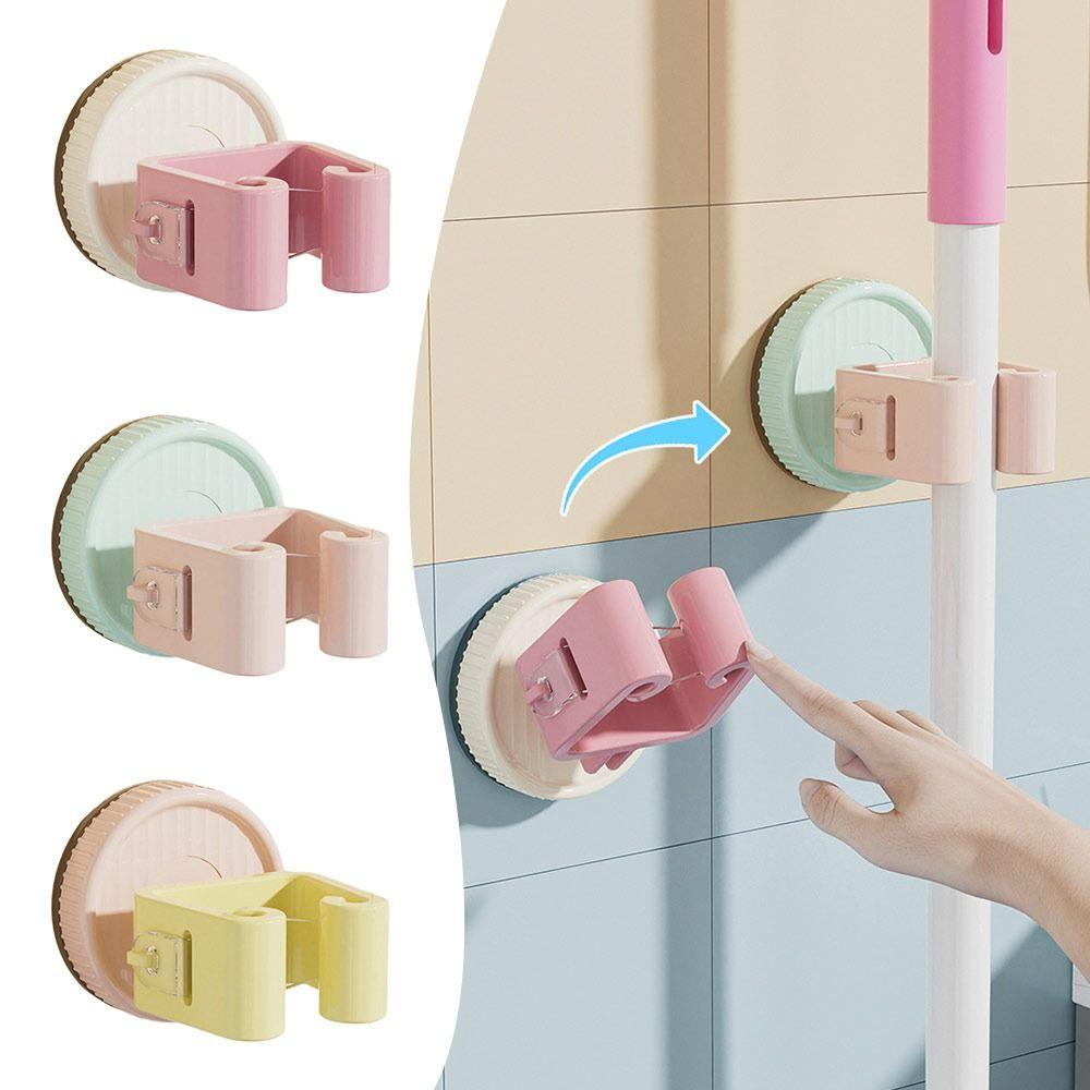 No-drill Mop Clip Wall-mounted Mop Holder New Broom Storage Clip