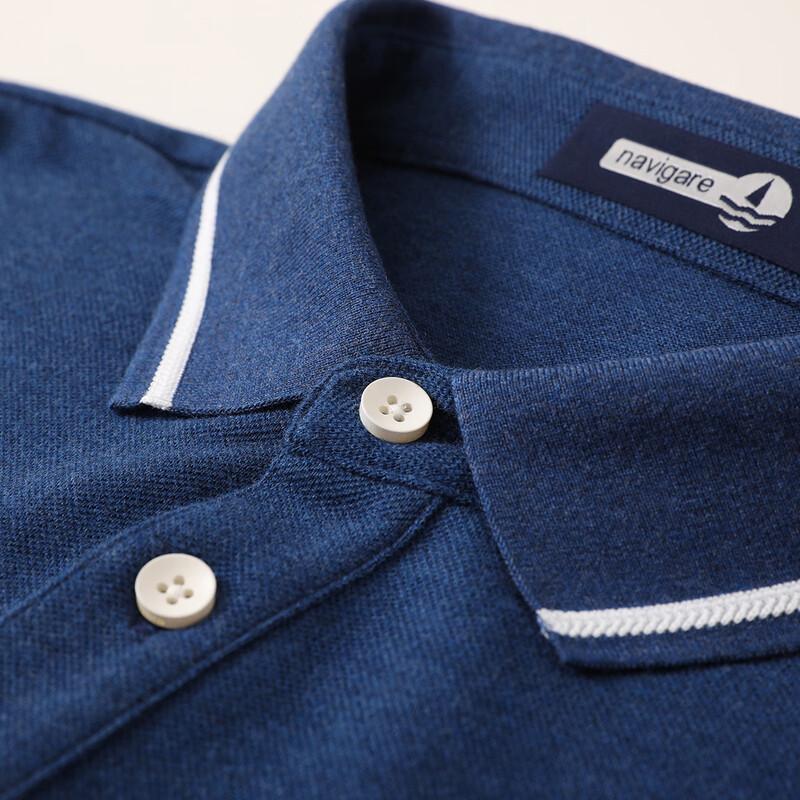 Navigare Men's Embroidered Cotton Polo Shirt