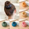 2022 New Fashion Women Bun Hair Claw Horsetail Buckle Hair Clip Bird Nest Expanding Hair Accessories Female Ponytail Headwear