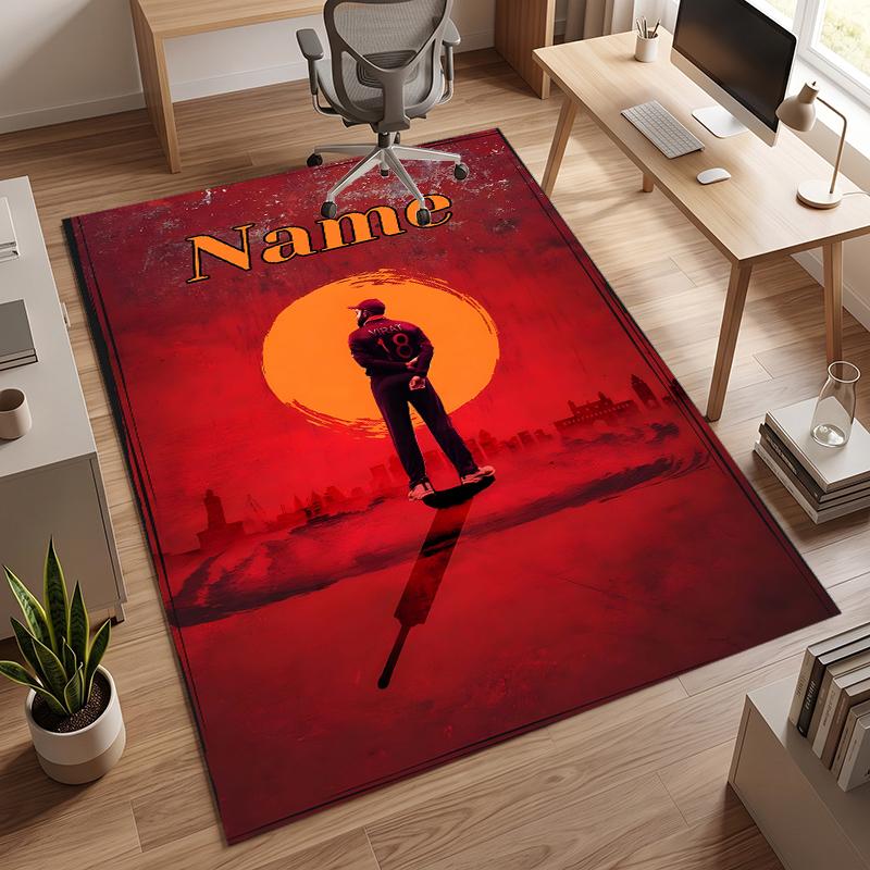 Virat Kohli (1) Personalized name Office Carpet Stylish Decor for Living Room Bedroom Kitchen