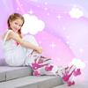 Roller Skates for Kids 4 Size for Children of Different Ages Adjustable Light Up LED Luminous Wheels