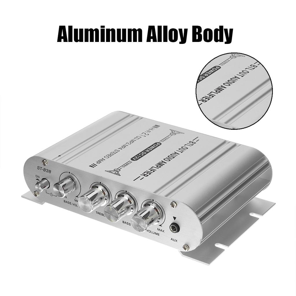 40 Вт DC 12 В Hi-Fi усилитель 2,1 канала Super Bass Большой фильтр для CD DVD динамиков MP3