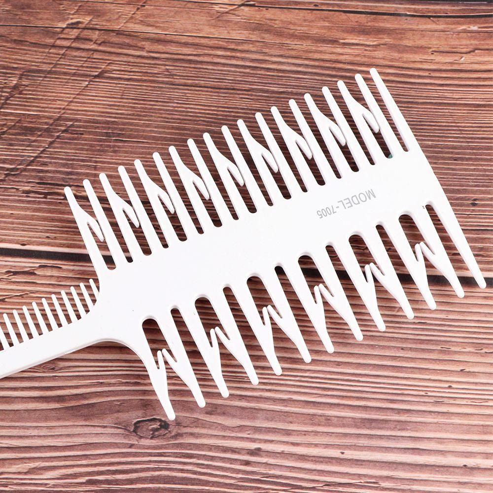 Парикмахерская DIY Двусторонняя расческа для окрашивания Мелирование Салонный инструмент для окрашивания Отдельный