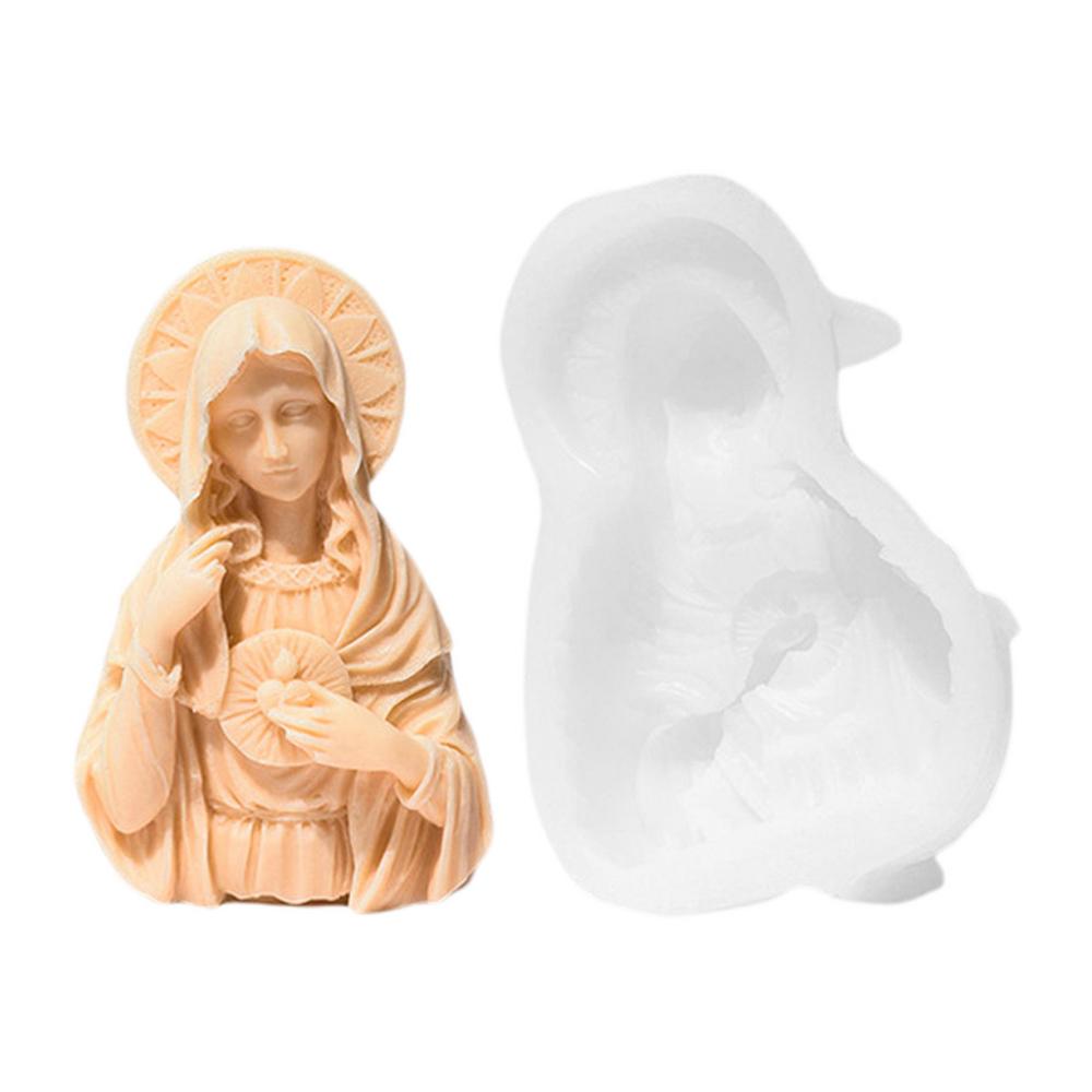 Формы для изготовления свечей, портретная шоколадная форма, инструмент для художественного ремесла, форма для литья смолы для воскового мыла, ароматизированная свеча, домашний декор