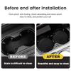 2Pcs Car Carbon Fibre Water Cup Pad Holder Anti-slip Coasters Mat For BMW Mini Cooper R50 R53 R55 R56 R60 R61 F54 F55 F56 F60 KQORV1