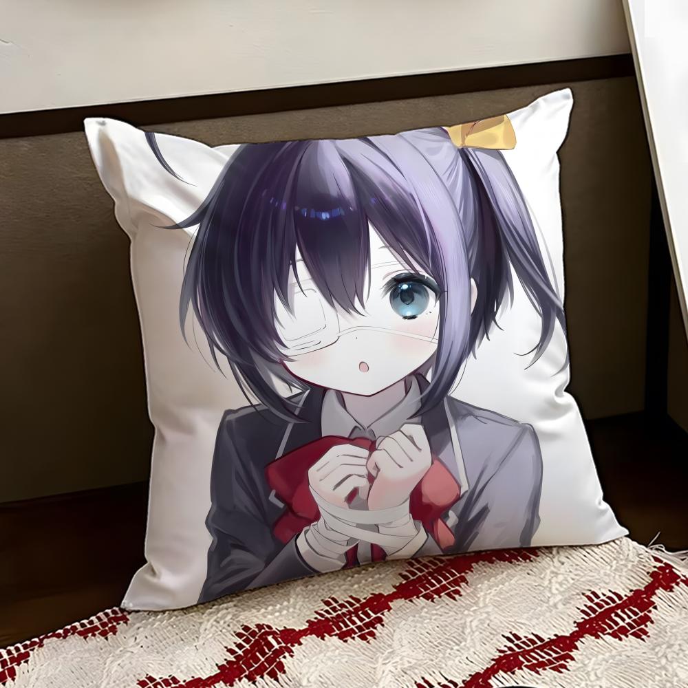 Love Chunibyo Other DDelusions Cushion Cover Reversible Soft Durable Pillo Cover Home Car MultiScene Use for Daily Comfort
