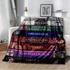 H-Helluva-Boss Cartoon printed blanket Warm Flannel blankets Picnic blanket throw blankets Home bed linings Birthday Gift