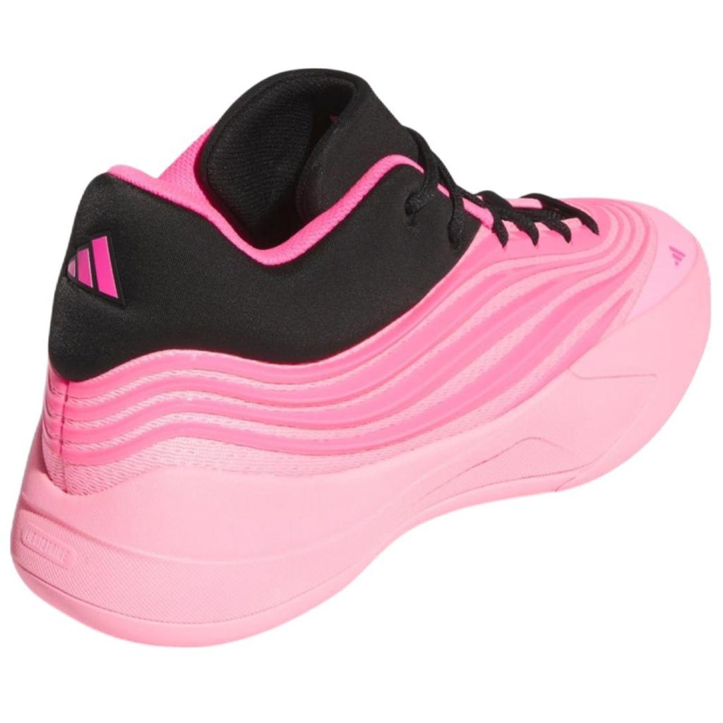 adidas Dame 10 Розовый с лучами Черный с розовым Lucid Pink KI5996