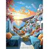 Oil Painting By Numbers Landscape Diy Crafts Handmade On Canvas Gift Seascape Picture Coloring Number Painting Gift