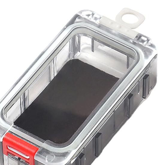 Коробка для рыболовных приманок, светящаяся в темноте, магнитная, прозрачная, портативная, водонепроницаемые, рыболовные крючки, мягкая и жесткая наживка, инструменты для рыбалки, чехол-органайзер для снаряжения