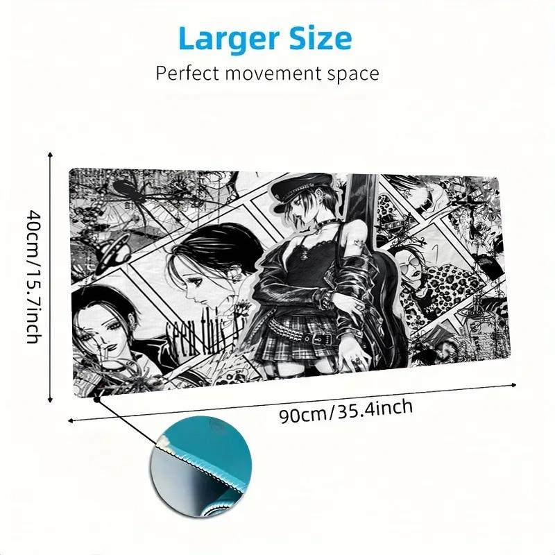 nana Color Mouse Pad Large Gaming Table Cushion Non-slip Laptop Tablet Big Mousepad XXL Mat Mini PC Playmat With Lock edge