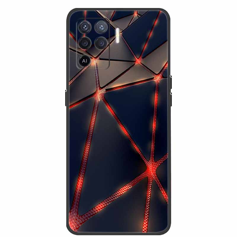 Для чехла OPPO Reno5 Lite Чехол Ударопрочный Мягкий силикон ТПУ Задняя крышка Для телефона Oppo Reno 5Z 5 Lite Чехол 5Lite CPH2205 Fundas