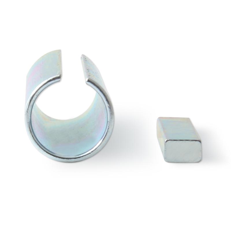 Hot Sale Shaft Adapter Pulley Bore Reducer Sleeve Bushing Sheave Key Car Accessories Silver 5/8" x 3/4" x 3"