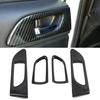 Car Accessories for Subaru WRX STi 2014- Carbon Fiber Printed Interior Door Handle Bowls Frame Cover Trim 4pcs