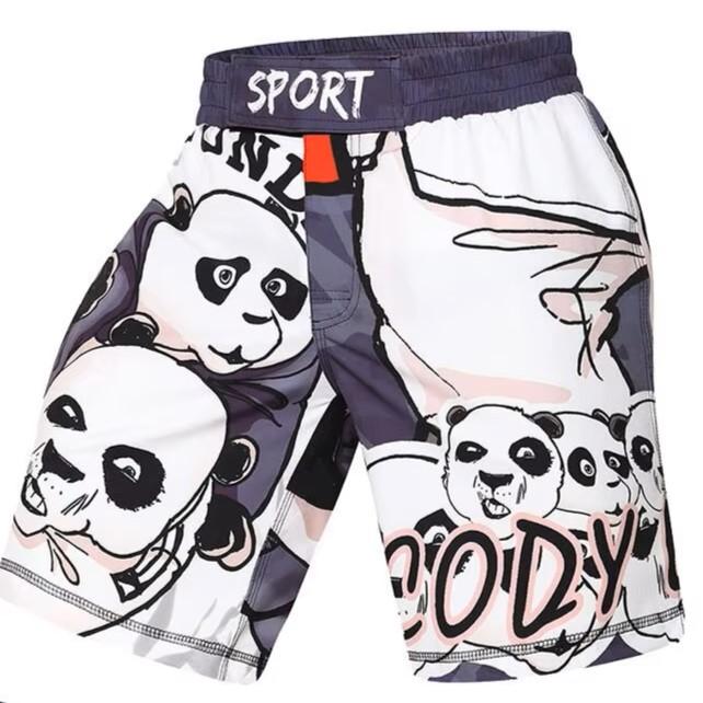 Snake Cobra Wolf Skull Panda Shark Monkey MMA Muay Thai Kick Boxing Shorts Martial Art UFC Boxer Unisex Men Women Pants Training Sport