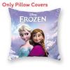 The Frozen Snow Queen Cartoon Cushion Cover Linen Material Cozy Spaces Home