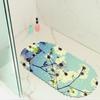 Beautiful Small Flower Picture Balcony Bathroom Mat Hydrophobic Non-Slip Door Mat Swimming Pool Public Places Non-Slip Floor Mat