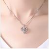 Necklace Women's Niche Design 925 Sterling Silver Heart-Shaped Pendant Pendant