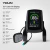 Совершенно новый Yolin YL-80C-C Электрический велосипед Дисплей Va Цветной Экран 3,0 дюйма 36В 48В Протокол UART Аксессуары Контроллер Ebike