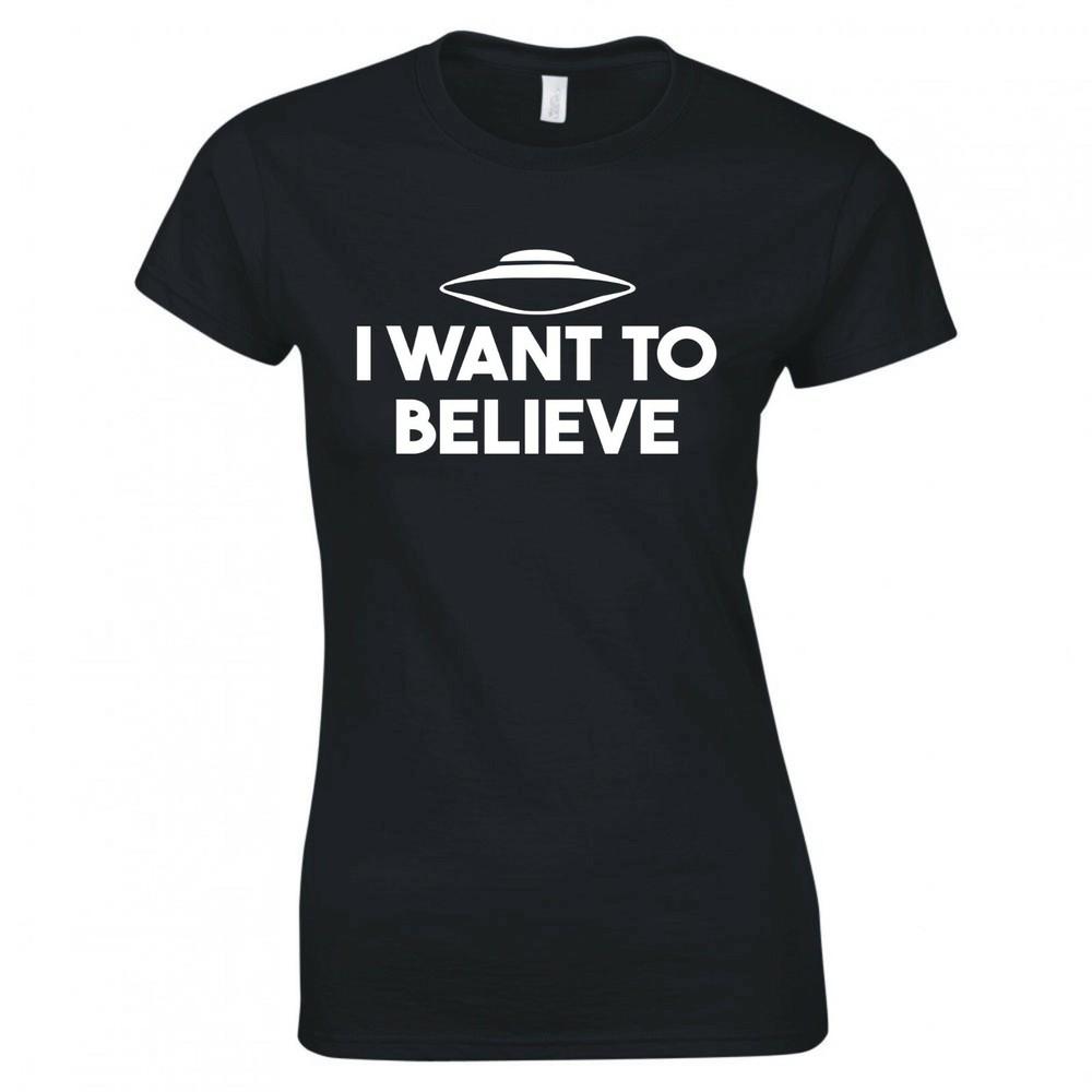 Inspired By The XFiles I Want To Believe Skinny Fit TShirt