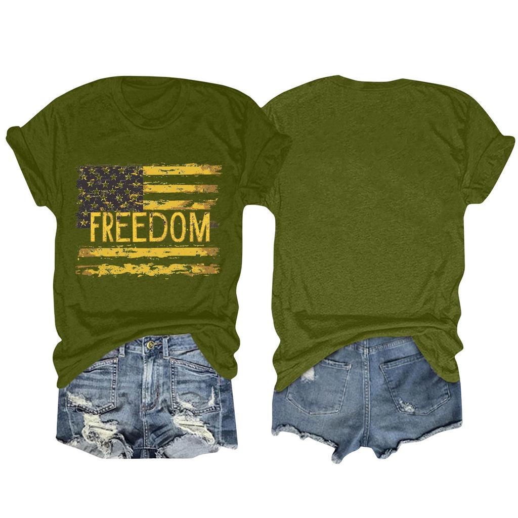 Женская мода больших размеров с принтом в стиле винтаж LA, повседневный топ с короткими рукавами