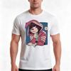 Feng Rabbit Tshirt Summer Casual Cotton Tee Oversized Streetwear Tops Vintage Graphic Print Loose Fit Short Sleeve