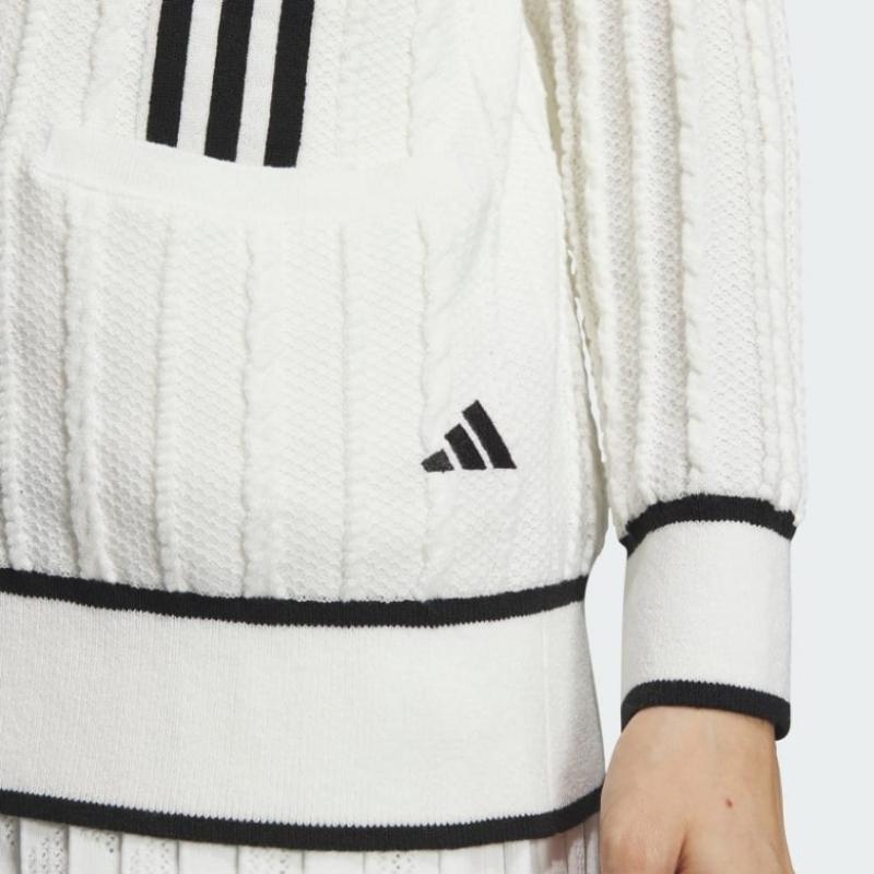 Adidas Гольф 2024 SS женский гольф Prime вязаный кардиган In6624