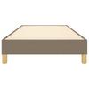 Box Spring Bed Frame Taupe 100 x 200 cm Fabric