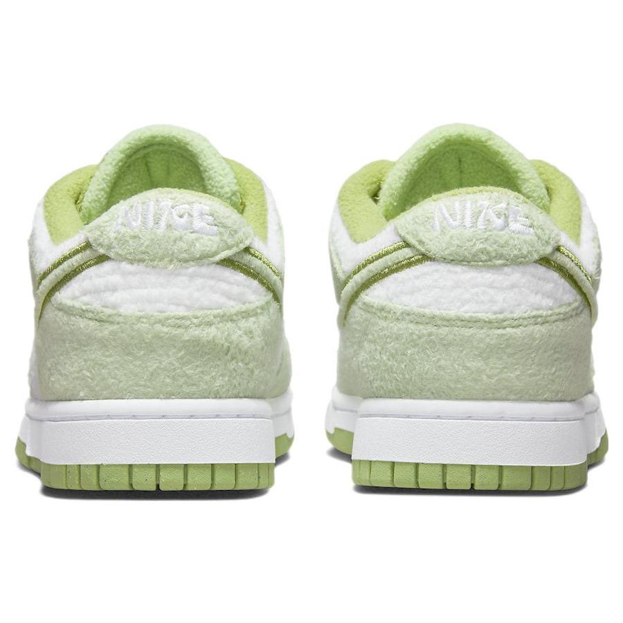 Nike Кроссовки Dunk Low SE Fleece - Honeydew Женские Зеленый Фантом Аллигатор DQ7579-300